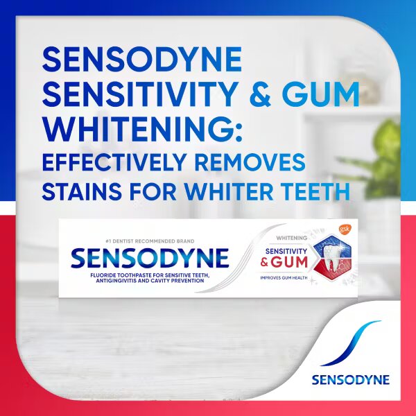 Sensodyne Sensitivity & Gum Whitening Toothpaste - 2.3oz