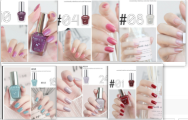 Nail Polish Tear-Free Baking-Free Water-Based Nail Polish New Summer Nail Polish Transparent Gloss Nail Polish