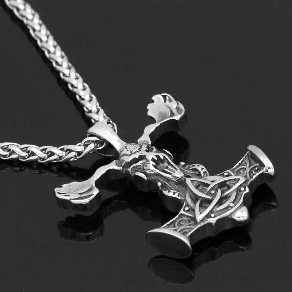 Stainless Steel Pendant Necklace For Men