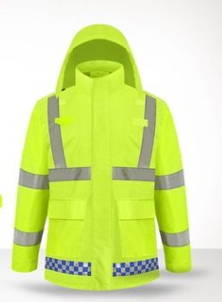 Best Selling Visibility Reflective Rainwear Coat Safety Raincoat Outdoor Hiking Riding Men and Women