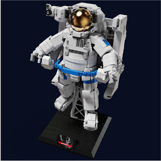 Christmas Astronaut Model Of Small Particles Assembled