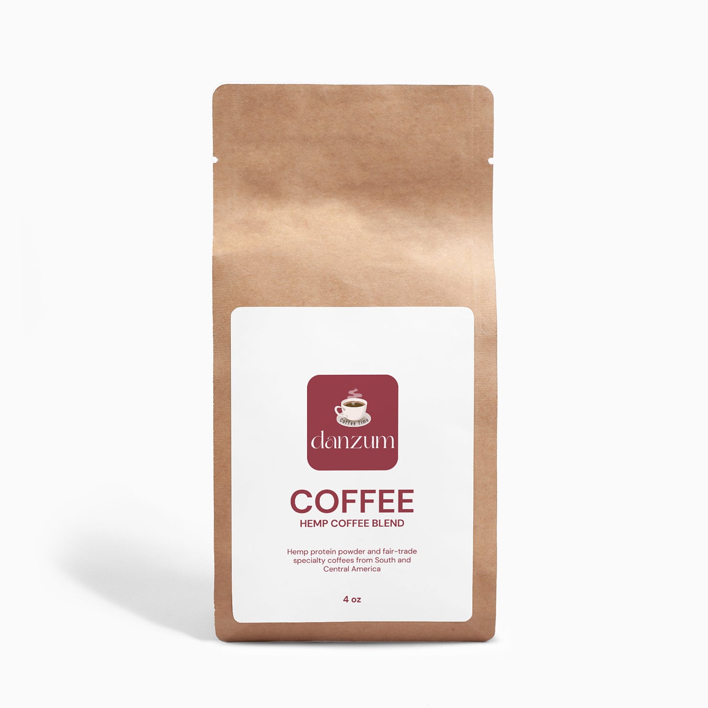 Organic Hemp Coffee Blend - Medium Roast 4oz