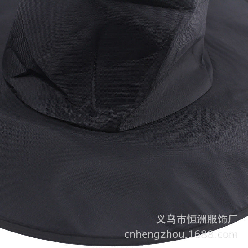 Spot Halloween Folds Wizard Hat Polyester Taffeta Oxford Cloth Harry Potter Witch Hat Angled Witch Hat