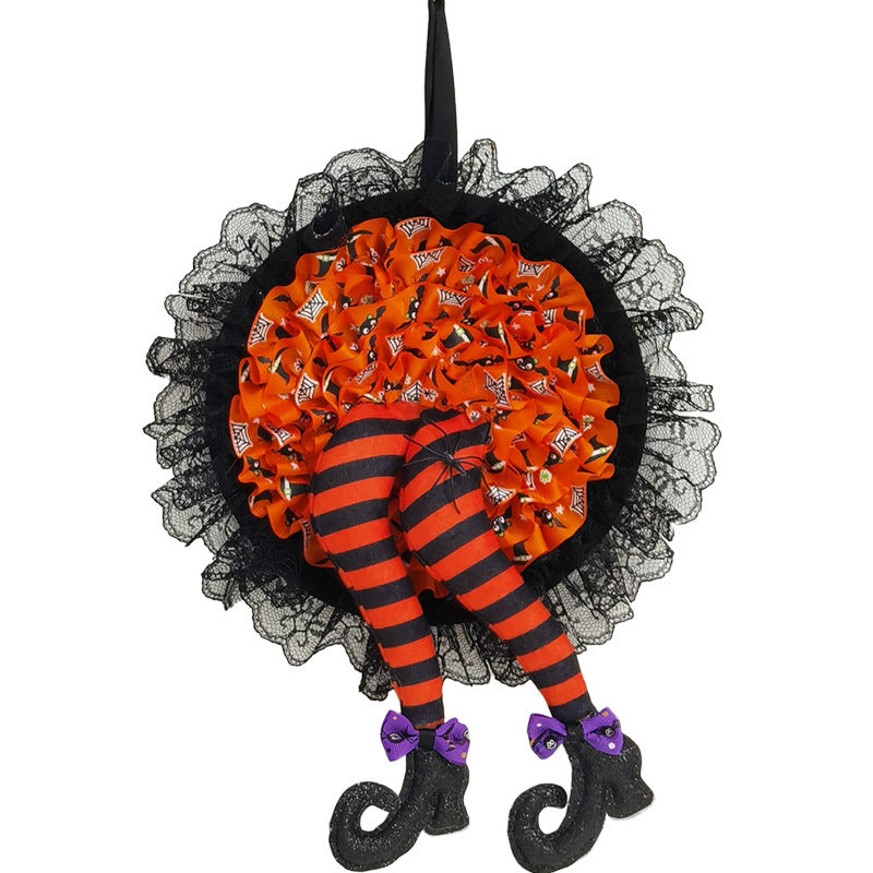 Chuangda Source Manufacturers Cross-border New Product Halloween Garland Witch Leg Pendant Halloween Venue Decoration 429